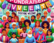 inclusive and welcoming fundraiser